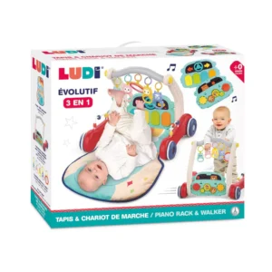 Alfombra de Juegos Piano – Centro 2 en 1 – Ludi – 0 a 12 meses