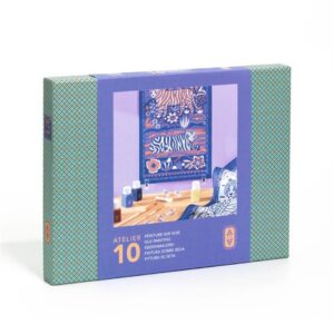 Atelier 10 Tigre – Pintura en seda – Djeco – +12 años