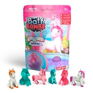 Bomba de baño sorpresa unicornios de Zimplikids
