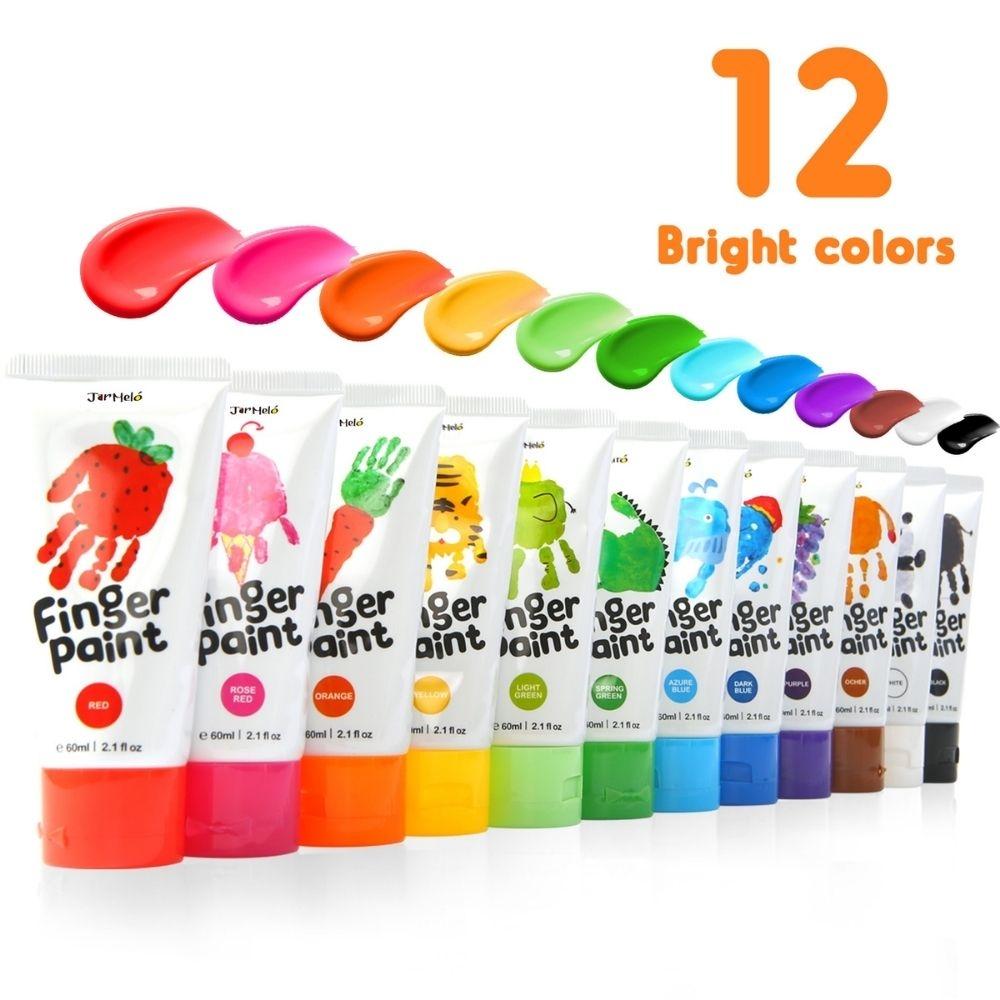 Bote pintura de dedos (12 ud.) – Pintura sensorial lavable – Jarmelo – Desde 2 años 3 Bote pintura de dedos (12 ud.) – Pintura sensorial lavable – Jarmelo – Desde 2 años