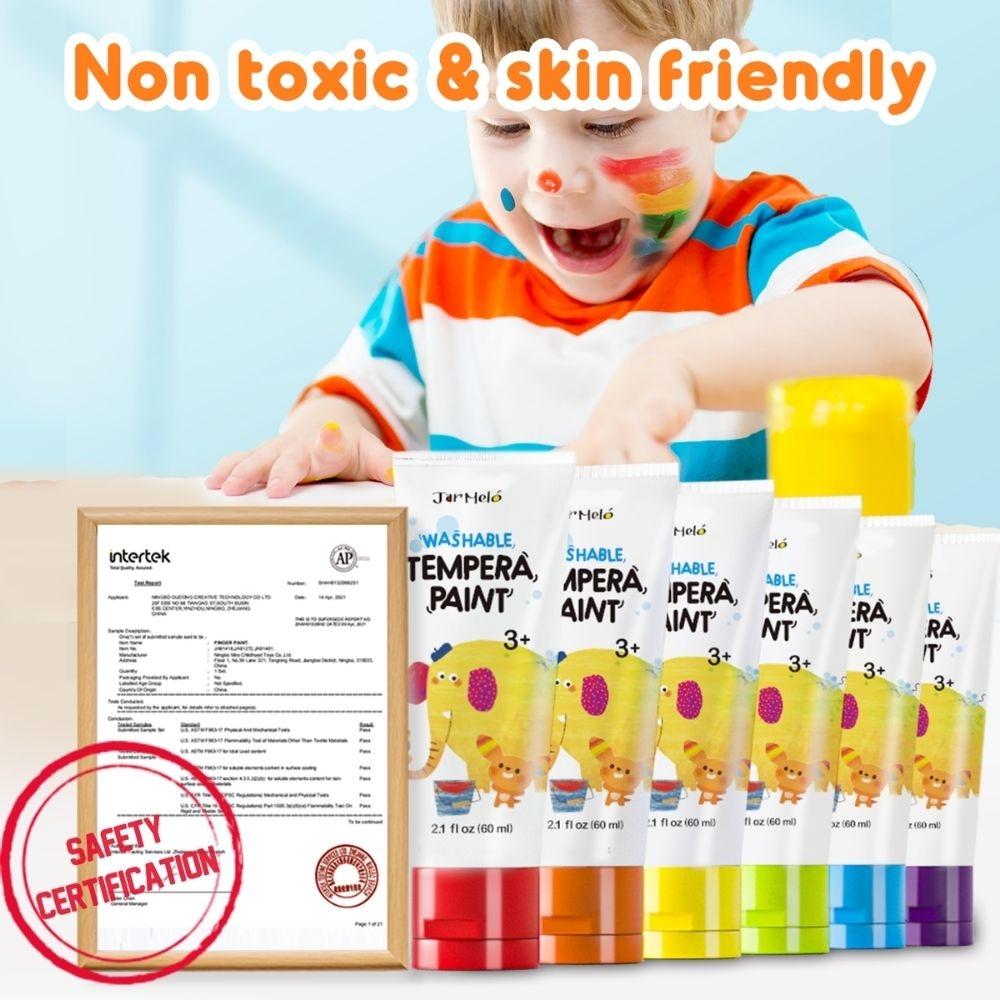 Bote pintura de dedos (6 ud.) – Pintura sensorial lavable – Jarmelo – Desde 2 años 2 Bote pintura de dedos (6 ud.) – Pintura sensorial lavable – Jarmelo – Desde 2 años