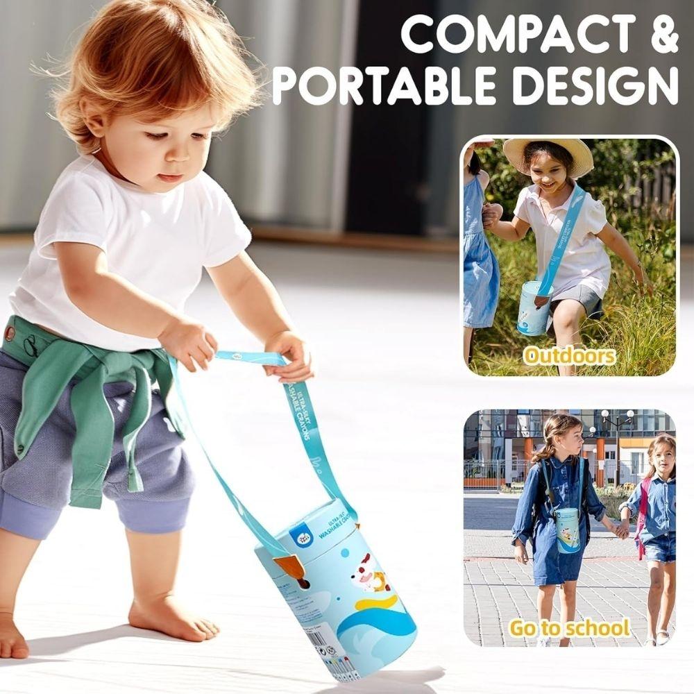 Crayón ultra suave lavable (12 ud.) – Crayones infantiles de giro protector – Creatividad segura desde 3 años 3 Crayón ultra suave lavable (12 ud.) – Crayones infantiles de giro protector – Creatividad segura desde 3 años