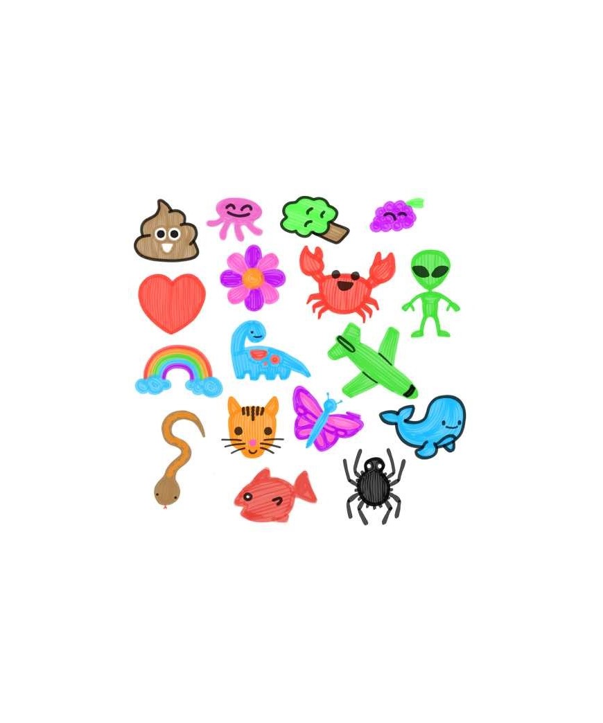 Dibujos mágicos Doodle´N´DIP Zimplikids 4 Dibujos mágicos Doodle´N´DIP Zimplikids