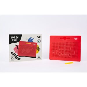 Imapad Rojo – Tablero magnético creativo – +3 años