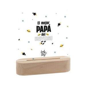Lámpara LED personalizada El mejor papá del universo – Lovely Story