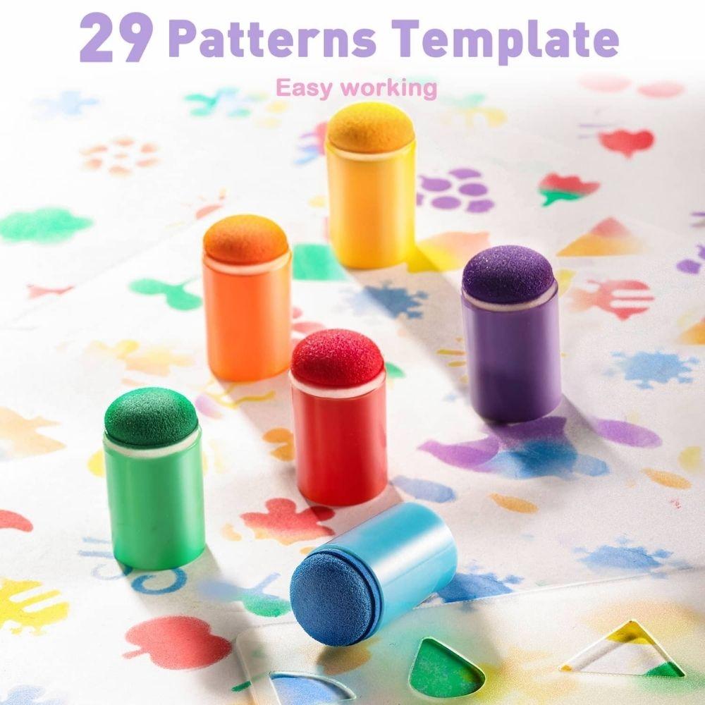 Libro creativo con pintura Fingertip Stamp Fun – Libro de pintura con dedos y sellos – Jarmelo – Creatividad guiada desde 3 años 4 Libro creativo con pintura Fingertip Stamp Fun – Libro de pintura con dedos y sellos – Jarmelo – Creatividad guiada desde 3 años