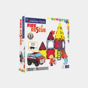 Magna-Tiles Fire Rescue 27 piezas – Construcción 3+