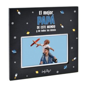 Marco de fotos Dark Blue El mejor papá del mundo – Lovely Story