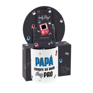 Pack taza y calcetines Papá siempre en modo pro – Lovely Story