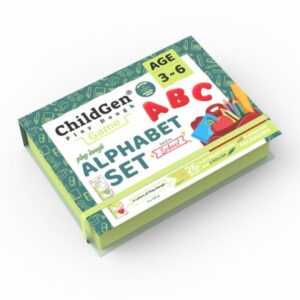 Plastilina natural premium Play Box alphabet – Juego de modelado educativo – ChildGen – Aprender letras desde 3 años