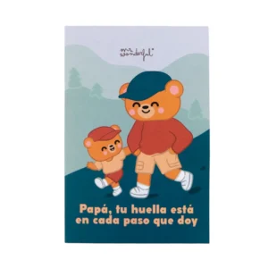 Postal Papá Tu Huella Está en Cada Paso que Doy – Mr. Wonderful