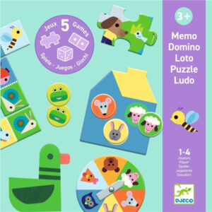 Puzzle En la Granja – Puzzle progresivo – Djeco – +3 años