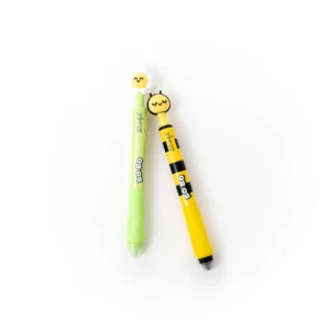 Set de 2 bolígrafos borrables Bo-Bo Click Margarita y Abeja – Bolígrafo borrable práctico – Mr. Wonderful – Papelería creativa para el día a día