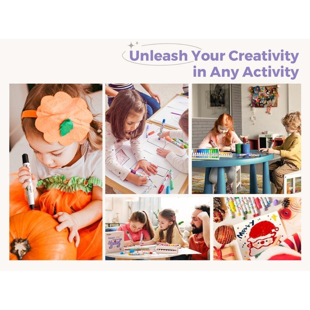Témperas sólidas secado ultra rápido (30 ud.) – Crayones de pintura sólida – Jarmelo – Color limpio y creativo desde 3 años 11 Témperas sólidas secado ultra rápido (30 ud.) – Crayones de pintura sólida – Jarmelo – Color limpio y creativo desde 3 años
