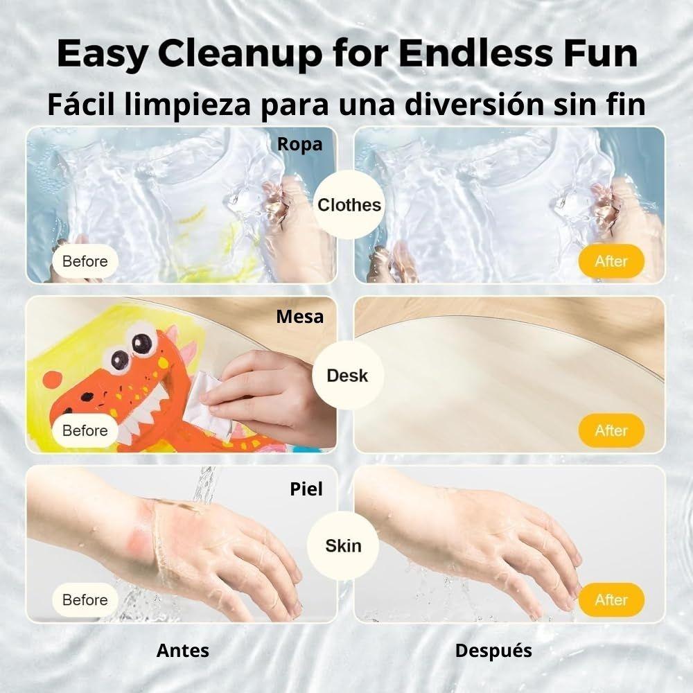 Témperas sólidas secado ultra rápido (30 ud.) – Crayones de pintura sólida – Jarmelo – Color limpio y creativo desde 3 años 5 Témperas sólidas secado ultra rápido (30 ud.) – Crayones de pintura sólida – Jarmelo – Color limpio y creativo desde 3 años