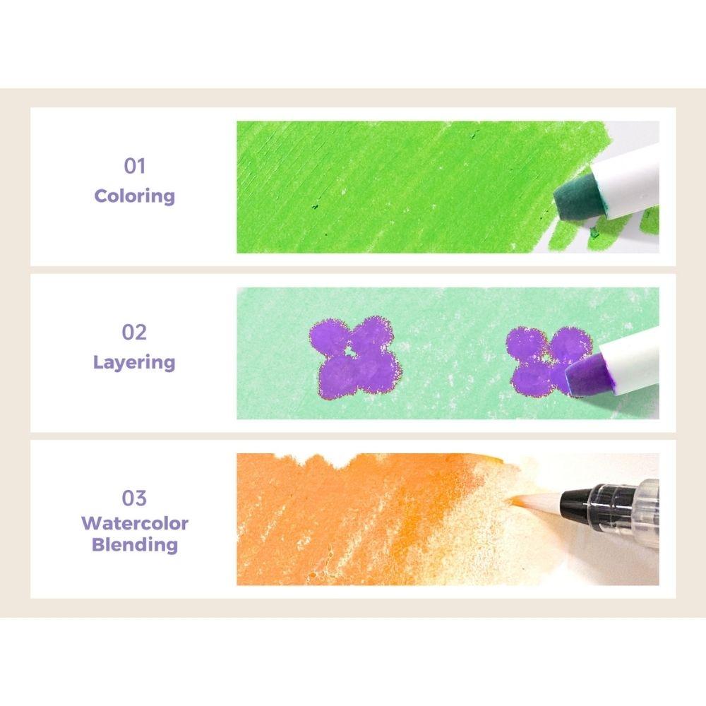 Témperas sólidas secado ultra rápido (30 ud.) – Crayones de pintura sólida – Jarmelo – Color limpio y creativo desde 3 años 7 Témperas sólidas secado ultra rápido (30 ud.) – Crayones de pintura sólida – Jarmelo – Color limpio y creativo desde 3 años