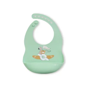 Babero de silicona Aircraft Explorers – Babero para bebé – Saro – Con bolsillo recogemigas