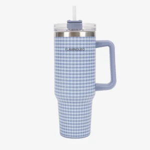 Botella Termo 1,18L Dorothy – Vaso térmico con asa y pajita – Flamingueo – Indya
