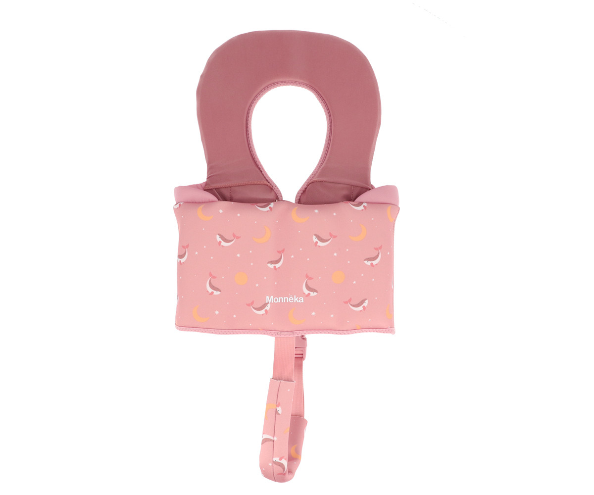 Chaleco flotador aprendizaje Whale Pink – Monnëka – Indya 1,2 años 2 Chaleco flotador aprendizaje Whale Pink – Monnëka – Indya