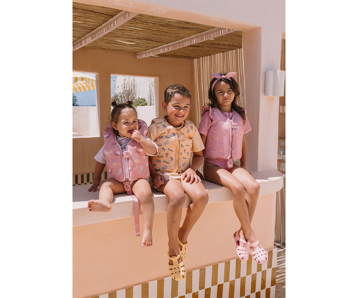 Chaleco flotador aprendizaje Whale Pink – Monnëka – Indya 6 Chaleco flotador aprendizaje Whale Pink – Monnëka – Indya