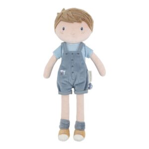 Jim – Muñeco blandito 35 cm – Little Dutch – Muñeco de tela para abrazar y jugar
