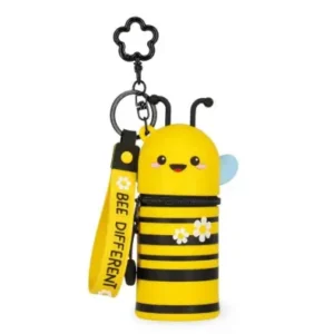 Monedero con llavero Abeja Mini Kawaii – Monedero infantil con llavero – Legami – Accesorio kawaii para mochila