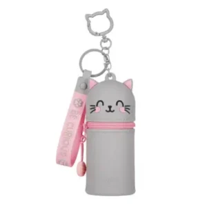 Monedero con llavero Gato Mini Kawaii – Monedero infantil con llavero – Legami – Accesorio kawaii para mochila