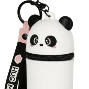 Monedero con llavero Panda Mini Kawaii – Monedero infantil con llavero – Legami – Accesorio kawaii para mochila