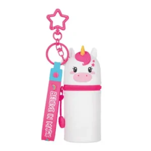 Monedero con llavero Unicornio Mini Kawaii – Monedero infantil con llavero – Legami – Accesorio kawaii para mochila