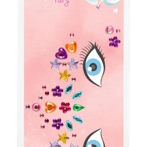 Pegatinas faciales Elfos multicolor – Souza – Maquillaje adhesivo