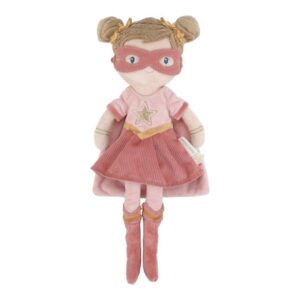 Rosa Superheroína – Muñeca blandita 35 cm – Little Dutch – Muñeca de tela para aventuras y juego simbólico