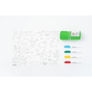 Scribble En la Granja – Tapete reutilizable para colorear – Scribble – Incluye 4 rotuladores