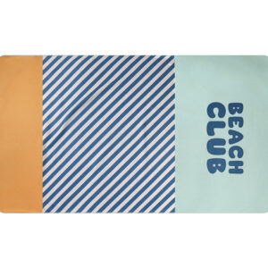 Toalla de Playa Microfibra Stripes Blues & Beyond Personalizable Monnëka – Indya