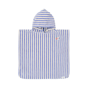 Beach Poncho Dreamy Purple Stripe – Poncho de Playa Infantil – Indya – Secado rápido verano