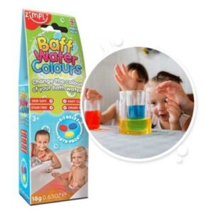 Baff Water Colours Indya – Pastillas de baño de colores – Zimpli Kids – Juego sensorial 3+ años