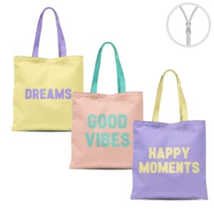 Bolsa algodón con cremallera neón basics surtidos