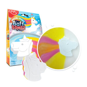 Bomba de Baño Unicornio Indya – Bomba efervescente para baño – Zimpli Kids – Juego sensorial 3+ años