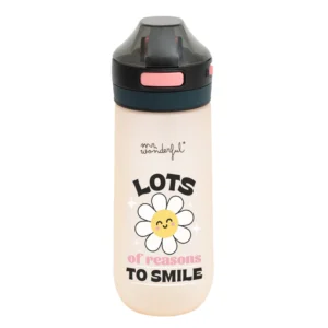 Botella Margarita Lots of reasons to smile – Botella infantil 600 ml – Mr Wonderful – Indya