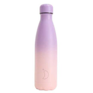 Botella isotérmica Gradiente Peach & Purple 500 ml – Botella térmica – Chilly’s – Acero inoxidable