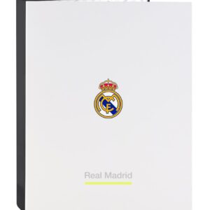 Carpeta carton folio 4anillas Real Madrid 1ª Equip