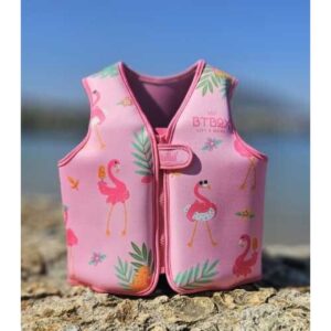 Chaleco Flotador Flamingos Indya – Chaleco infantil aprendizaje – btbox – Tallas S y M