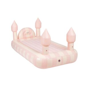 Colchón hinchable infantil castillo rosa – Cama portátil – Flamingueo – Indya