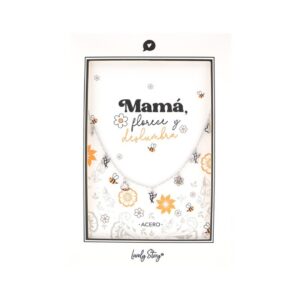 Colgante Mamá acero plateado Lovely Story Indya