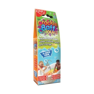 Crackle Baff Colours Indya – Colores efervescentes para baño – Zimpli Kids – Pack sensorial 3+ años