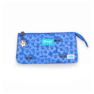 Estuche triple Bo-Bo Fútbol azul – Mr Wonderful – Indya