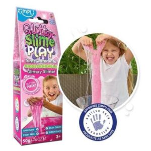 Glitter Slime Play Rosa Indya – Slime sensorial brillante – Zimpli Kids – Juego creativo 3+ años