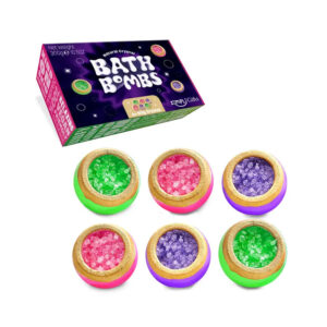 Pack Regalo 6 Bombas de Baño Crystal Indya – Bombas efervescentes spa – Zimpli Kids – Set relajante familiar