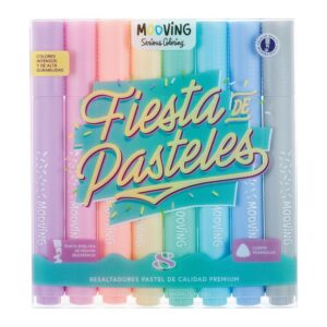 Set 8 marcadores pastel surtidos