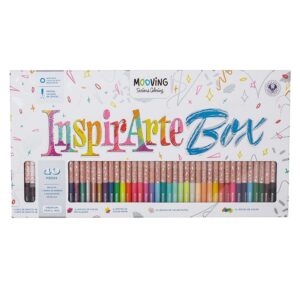 Set caja regalo 40 lápices de colores inspirarte box