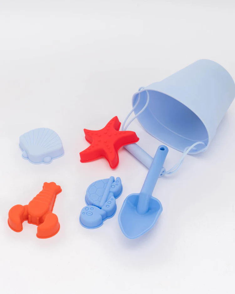 Set playa cubo y moldes Crabby – Flamingueo – Indya 3 Set playa cubo y moldes Crabby – Flamingueo – Indya